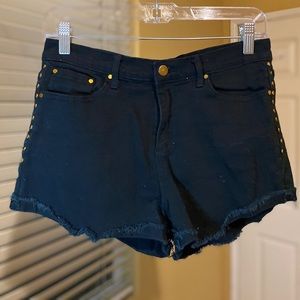 NWOT Forever 21 High Waist Embellished Denim Short